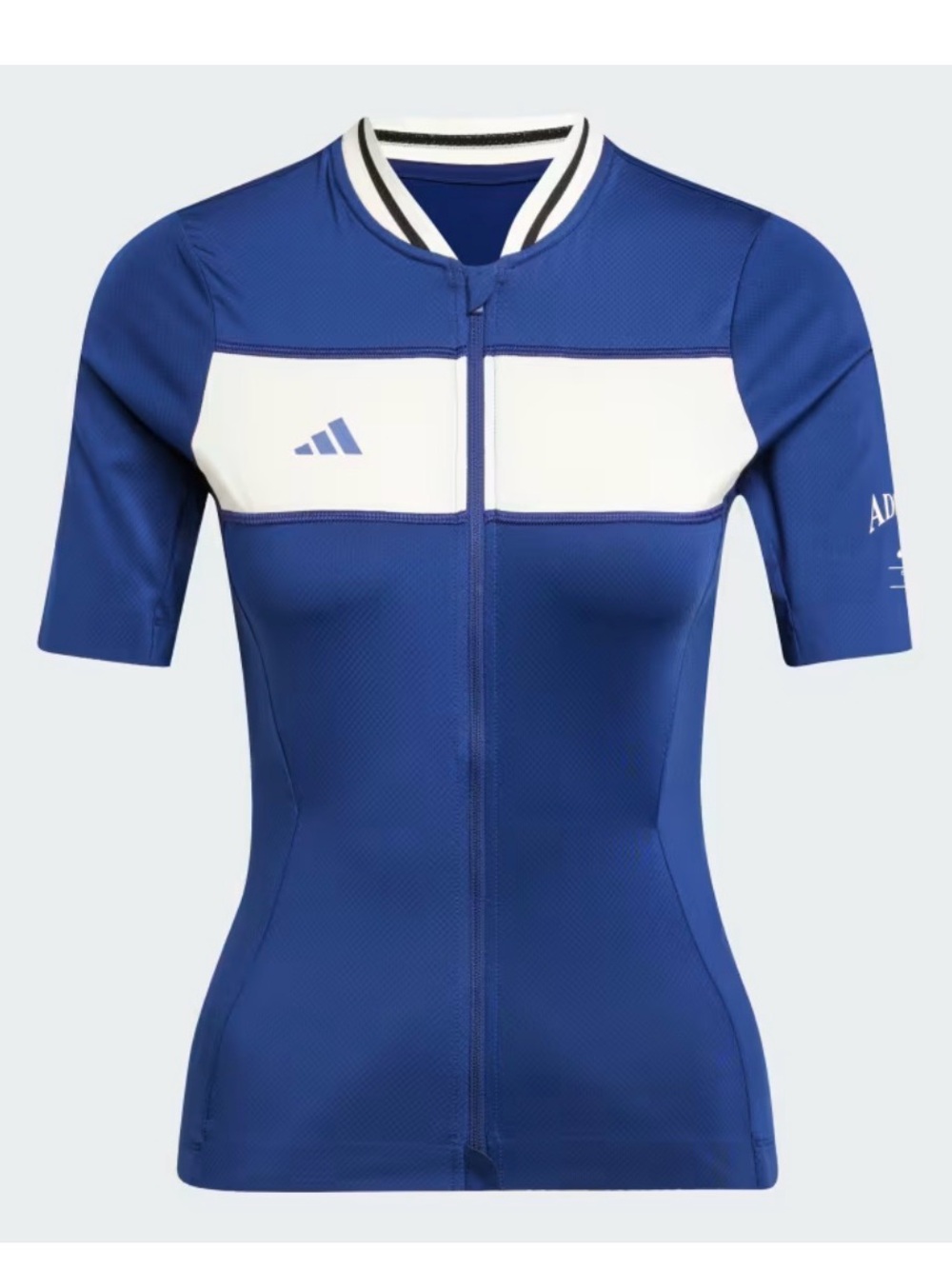 NEW $110 ADIDAS HERITAGE CYCLING JERSEY SHIRT WOMENS SMALL NAVY BLUE WHITE